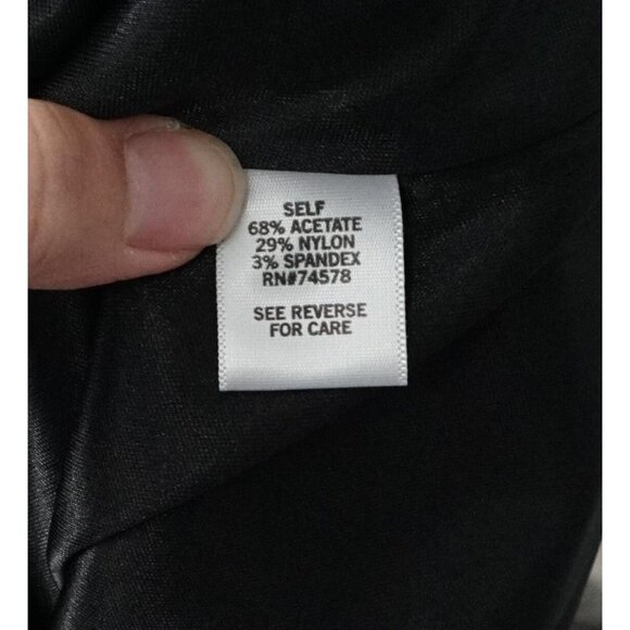 CACHE Black Sheath Sleeveless Square Neck Formal Party Dress Size 6 - Picture 4 of 4